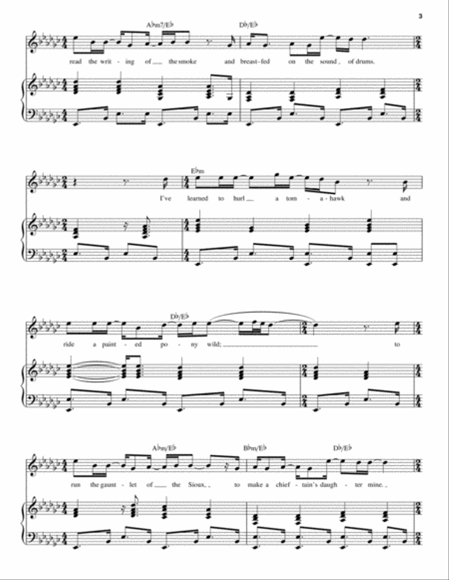 Indian Sunset Piano scores gallery preview page 3