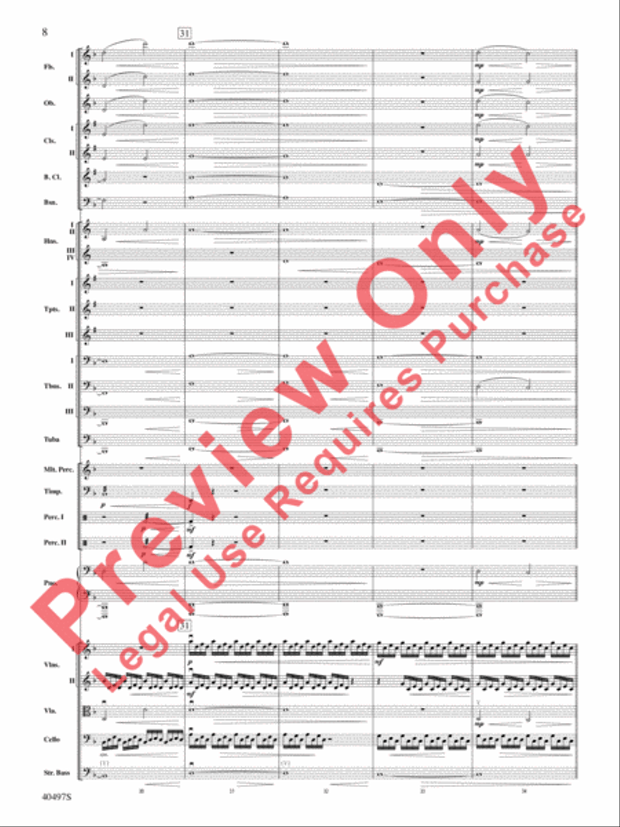Batman: The Dark Knight Rises Full Orchestra scores gallery preview page 9