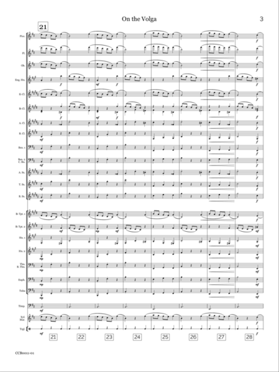 On the Volga Concert Band scores gallery preview page 6