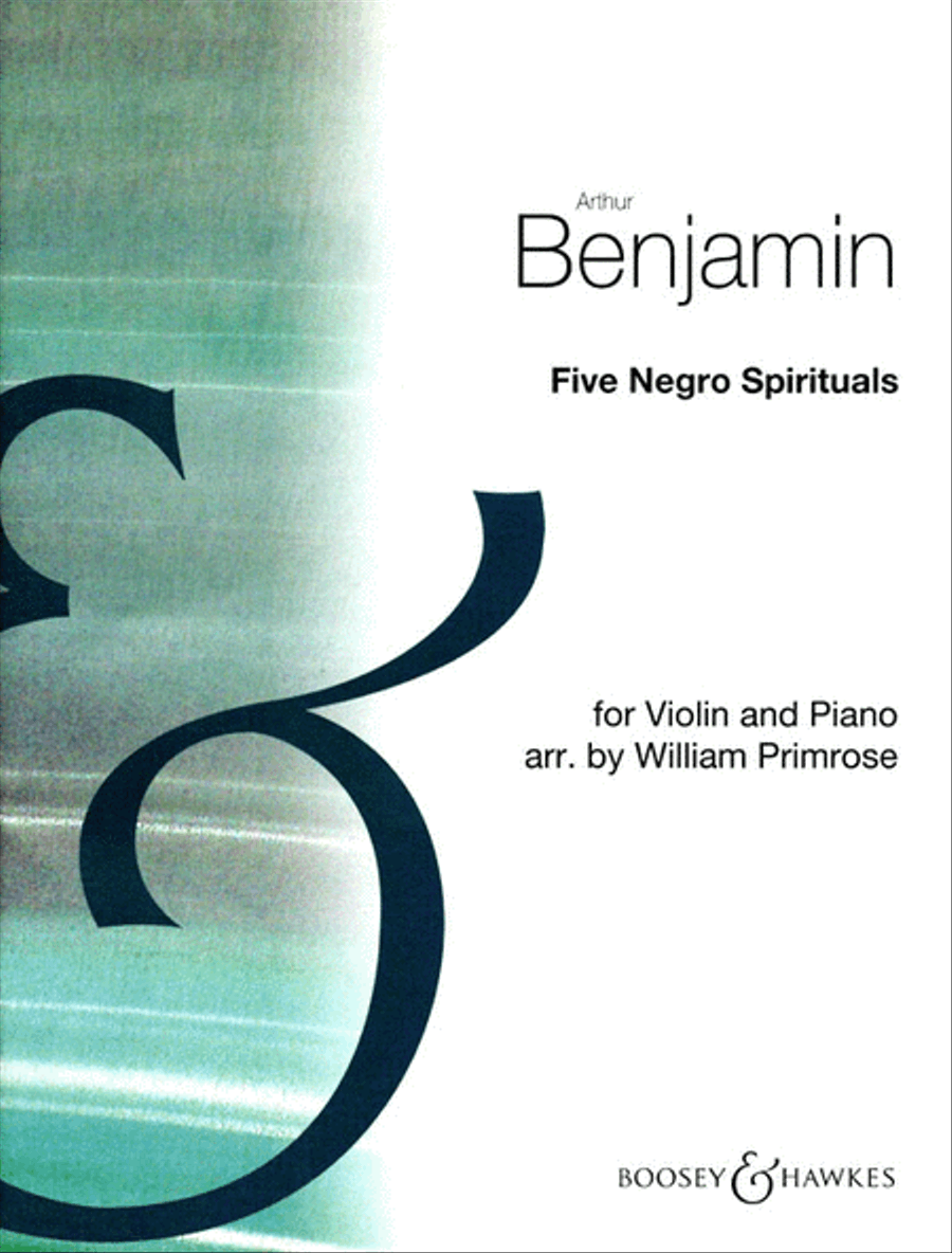 5 (five) Negro Spirituals Violin And Piano