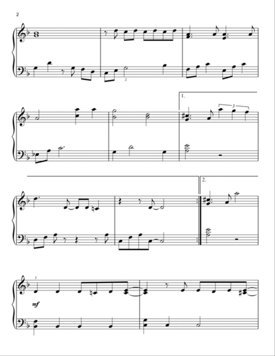 City Of Stars (from La La Land) Easy Piano scores gallery preview page 2