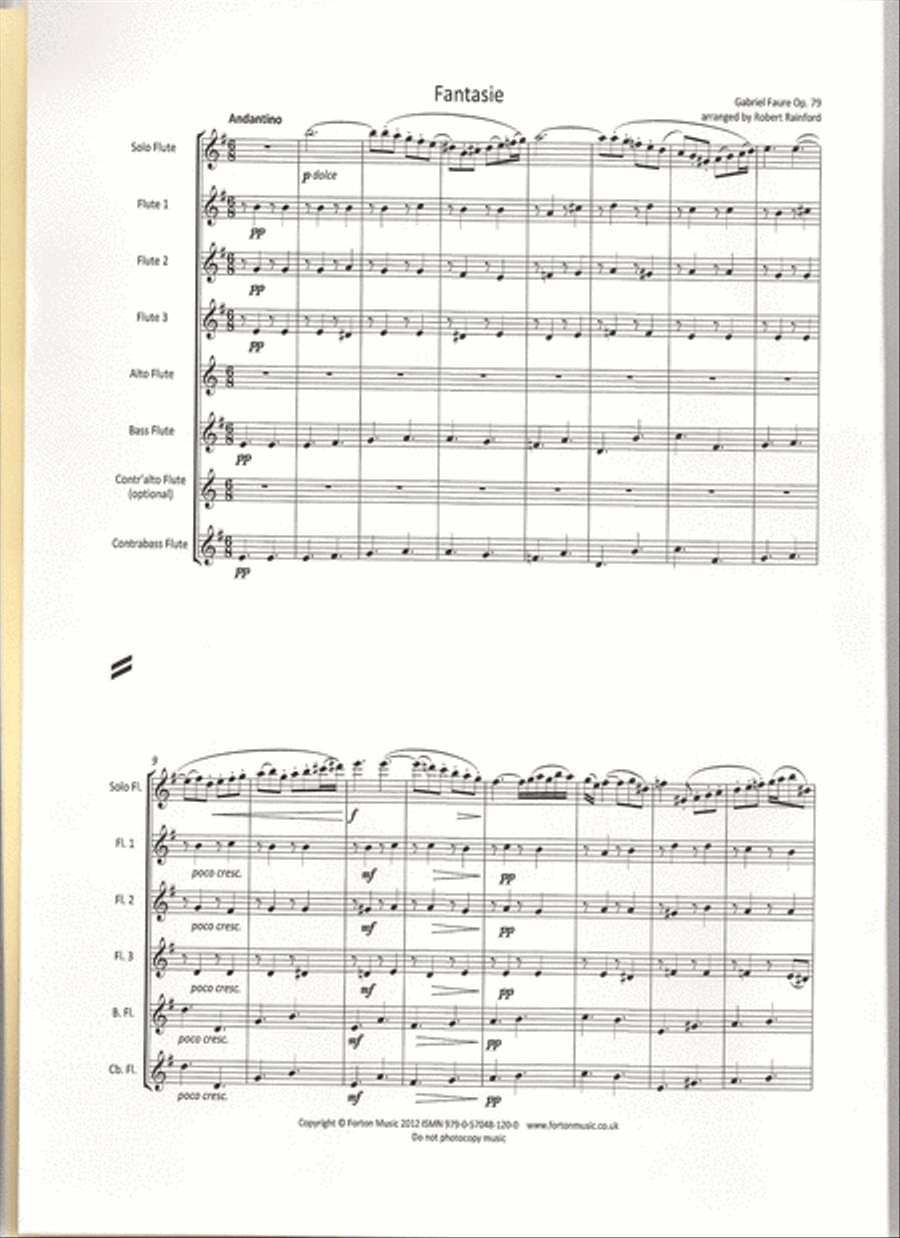 Fantasie Flute Solo scores gallery preview page 2
