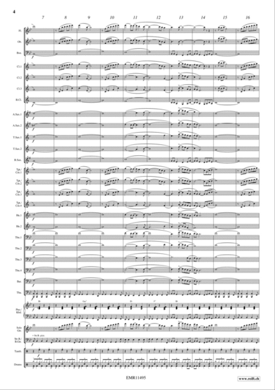 Beverly Hills 90210 Concert Band scores gallery preview page 5