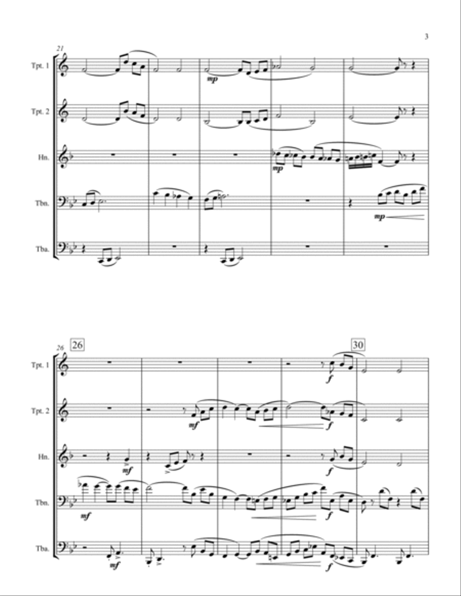 As Long As He Needs Me School and Community scores gallery preview page 3