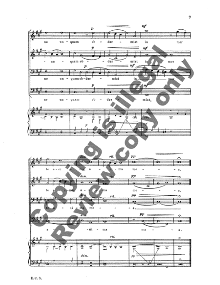 Tu pauperum refugium Tu pauperum refugium TTBB scores gallery preview page 6