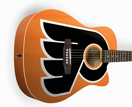 Philadelphia Flyers Acoustic Guitar