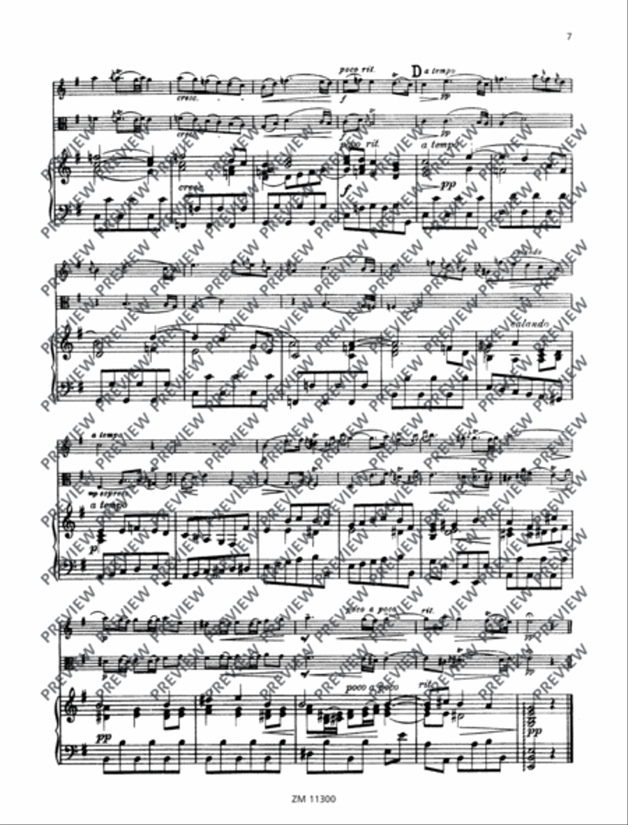 Sonata Flute scores gallery preview page 8