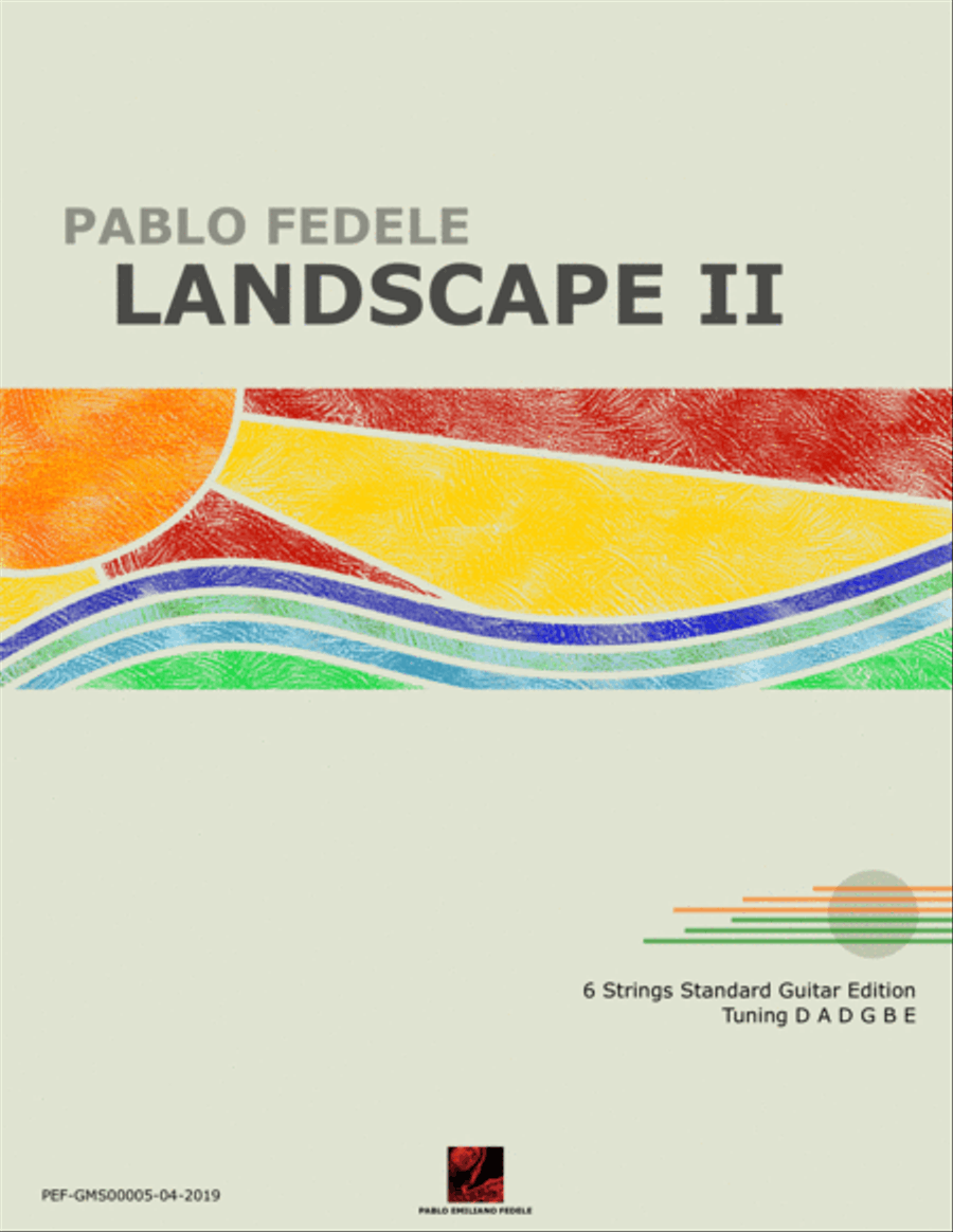 Landscape II - Standard Guitar Edition Classical Guitar scores gallery preview page 1