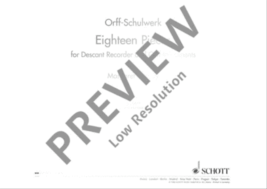 18 Pieces Soprano Recorder scores gallery preview page 2
