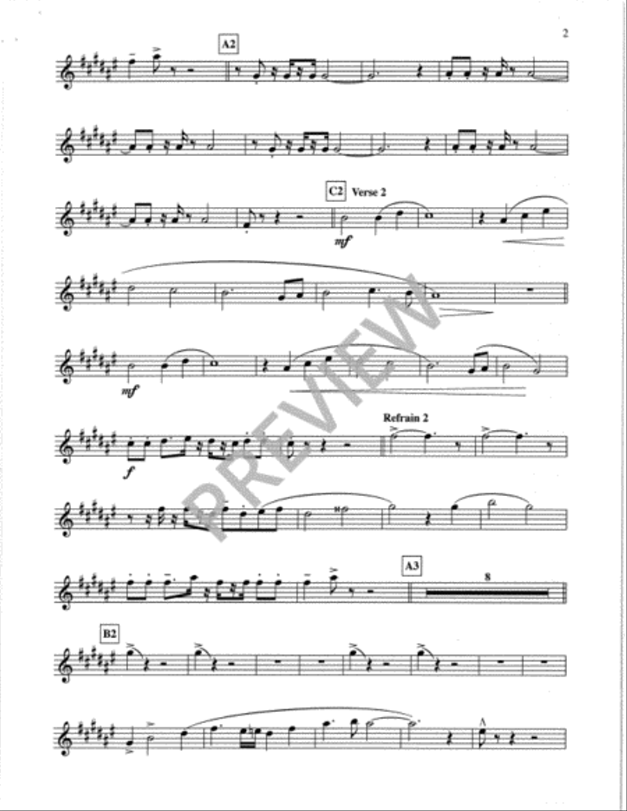 Incredible Abundance - Instrument edition Alto Saxophone scores gallery preview page 3
