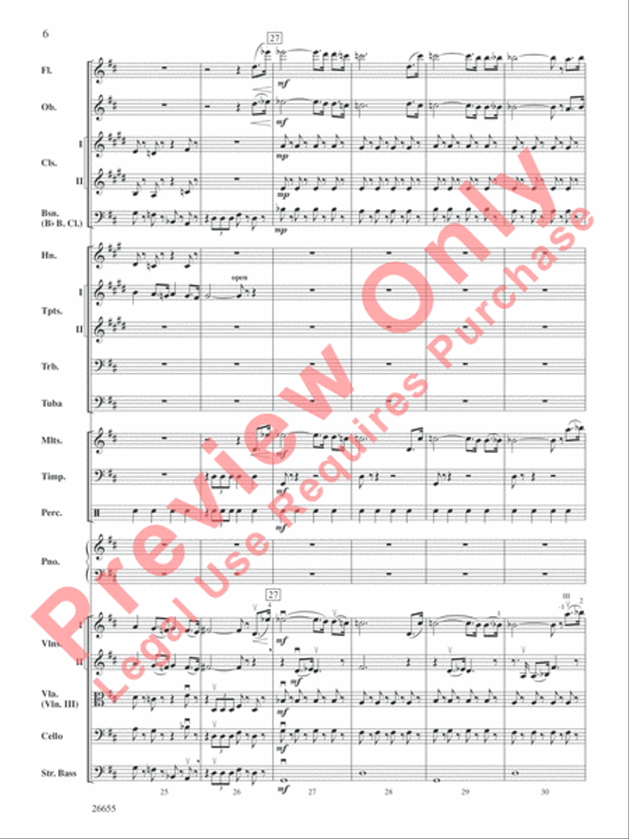 Robin Hood and His Merry Men Full Orchestra scores gallery preview page 7
