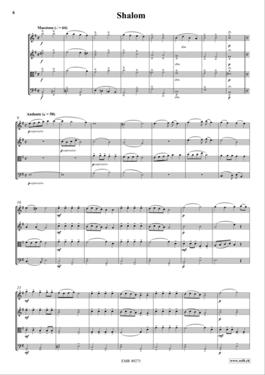 Quartet Album Quartet Album String Quartet scores gallery preview page 5