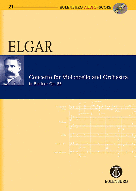 Elgar : Cello Concerto E Minor Op85 Study Score/cd