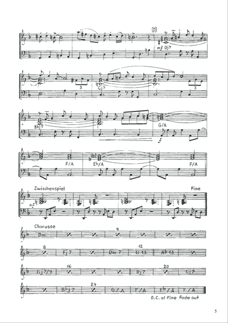 Jazz auf dem Klavier Jazz auf dem Klavier Piano Solo scores gallery preview page 5
