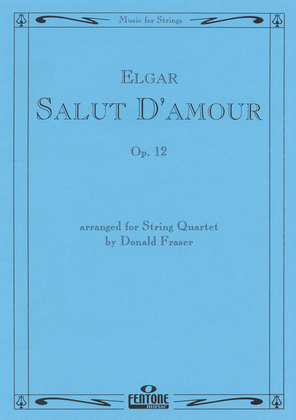 Book cover for Salut d'amour Op. 12