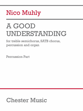A Good Understanding (Percussion Part)