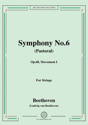 Book cover for Beethoven-Symphony No.6(Pastoral),Op.68,Movement I,for Strings