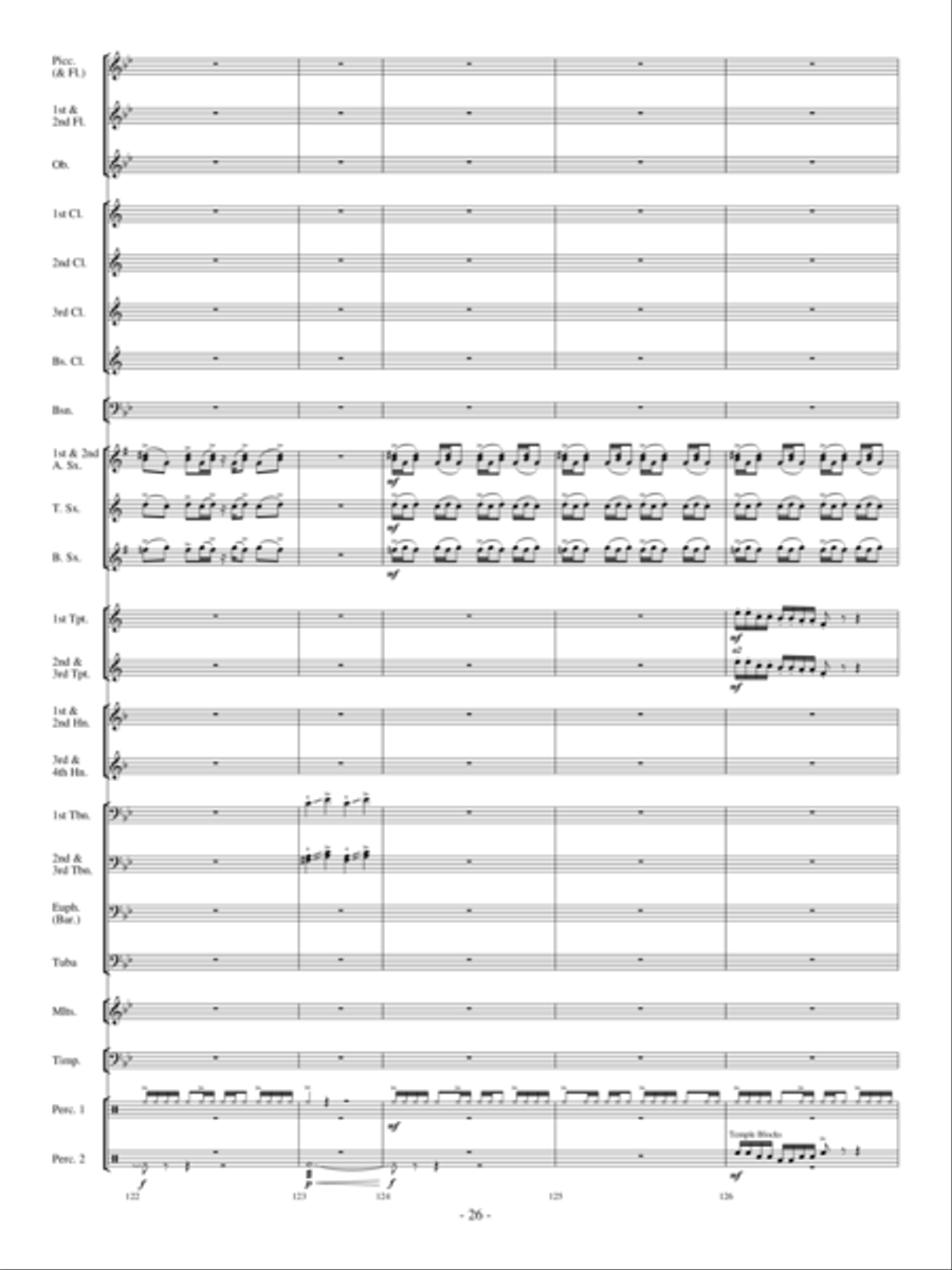 Sensei's Ride On The Cherry Blossom Express Concert Band scores gallery preview page 25