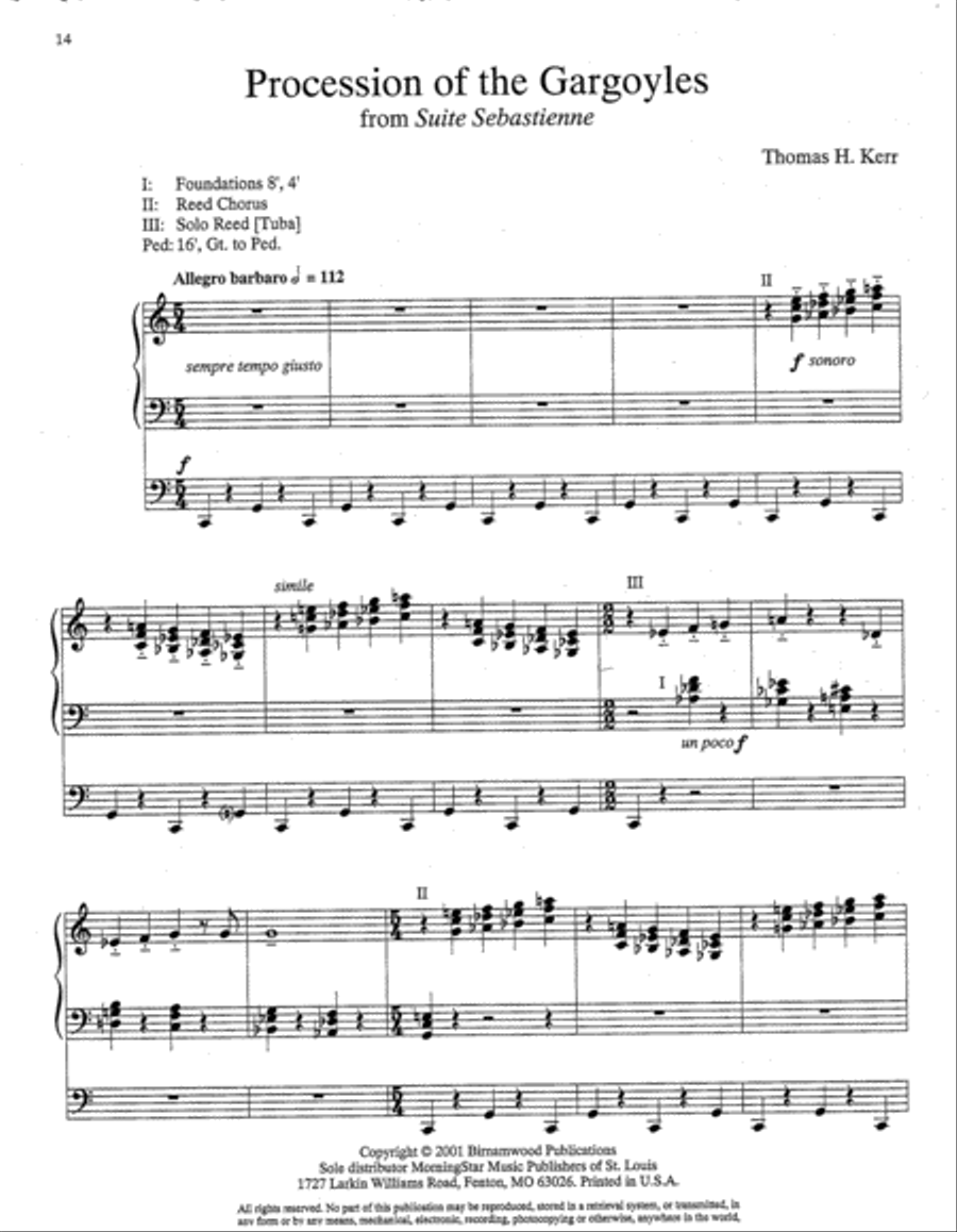 African-American Organ Music Anthology, Volume 2 Organ scores gallery preview page 4