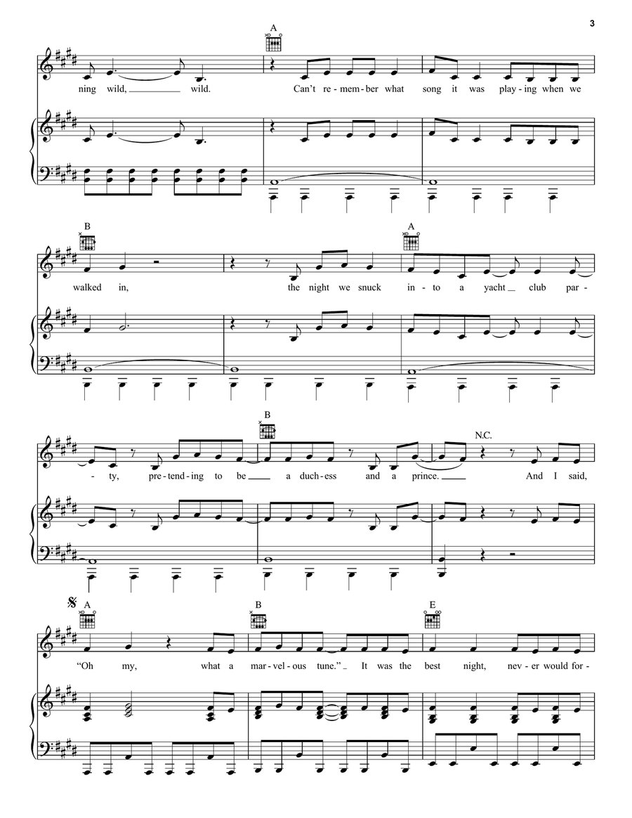 Starlight Acoustic Guitar scores gallery preview page 3