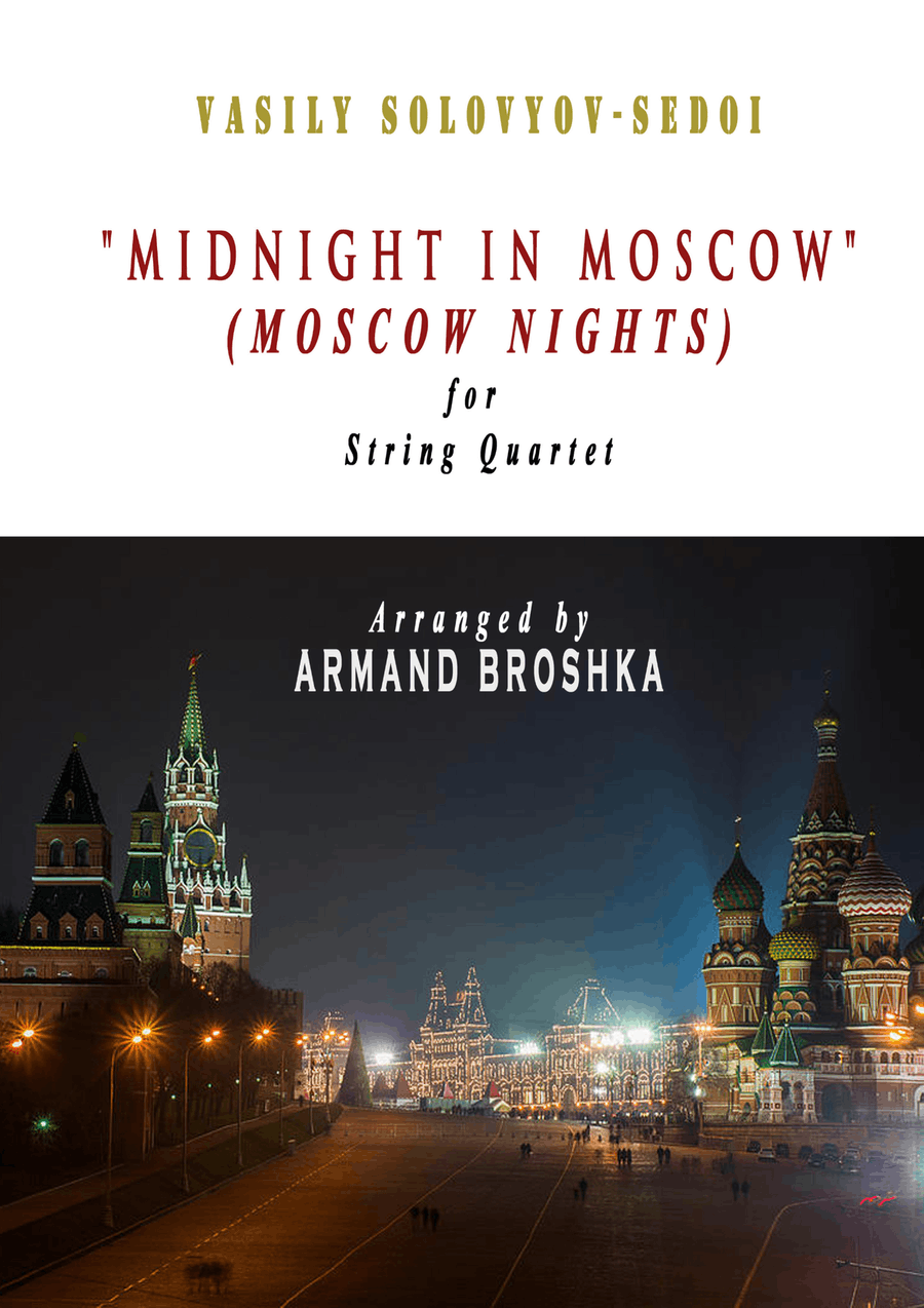 Midnight in Moscow (Moscow Nights) String Quartet scores gallery preview page 1