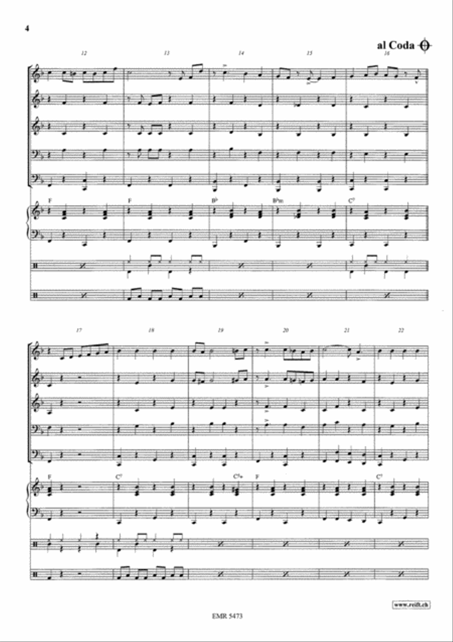 American Patrol Concert Band scores gallery preview page 5