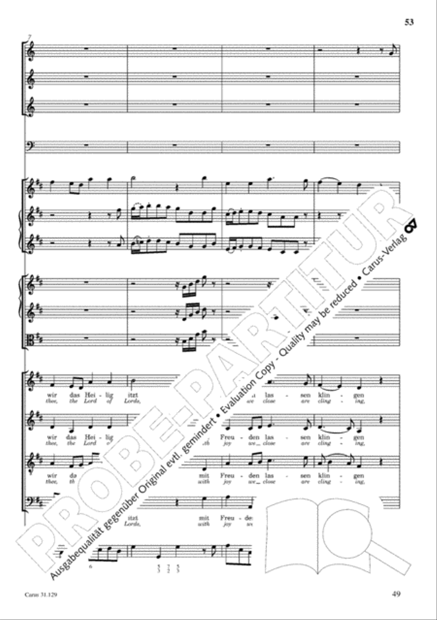 The Complete Sacred Vocal Works (Das geistliche Vokalwerk) Voice scores gallery preview page 54