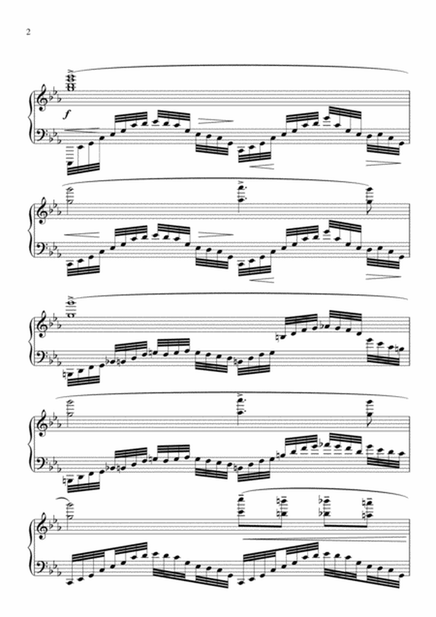 Capriccio in C minor for Piano solo image number null