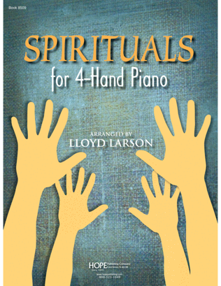 Book cover for Spirituals for 4-Hand Piano-Digital Download
