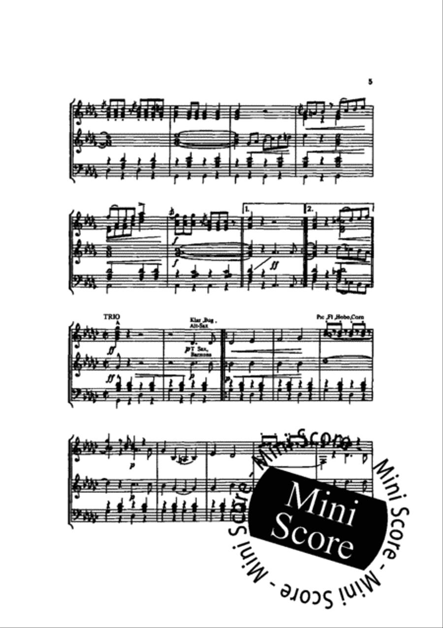 Alte Kameraden Alte Kameraden Concert Band scores gallery preview page 9