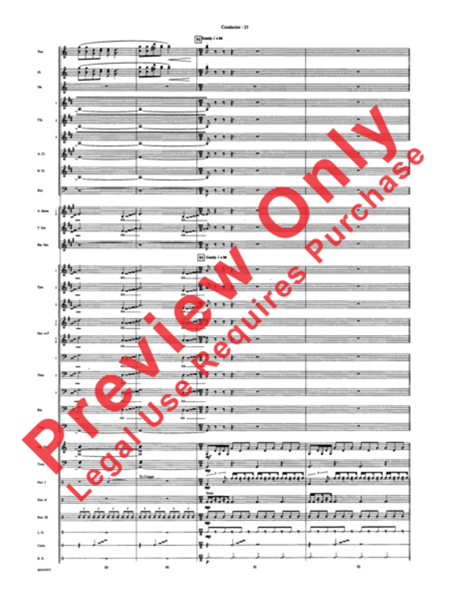 Africa: Ceremony, Song, and Ritual Concert Band scores gallery preview page 24