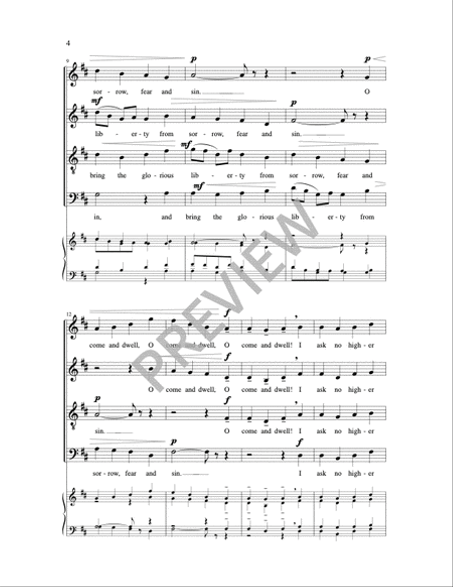 Call to Prayer 4-Part scores gallery preview page 8