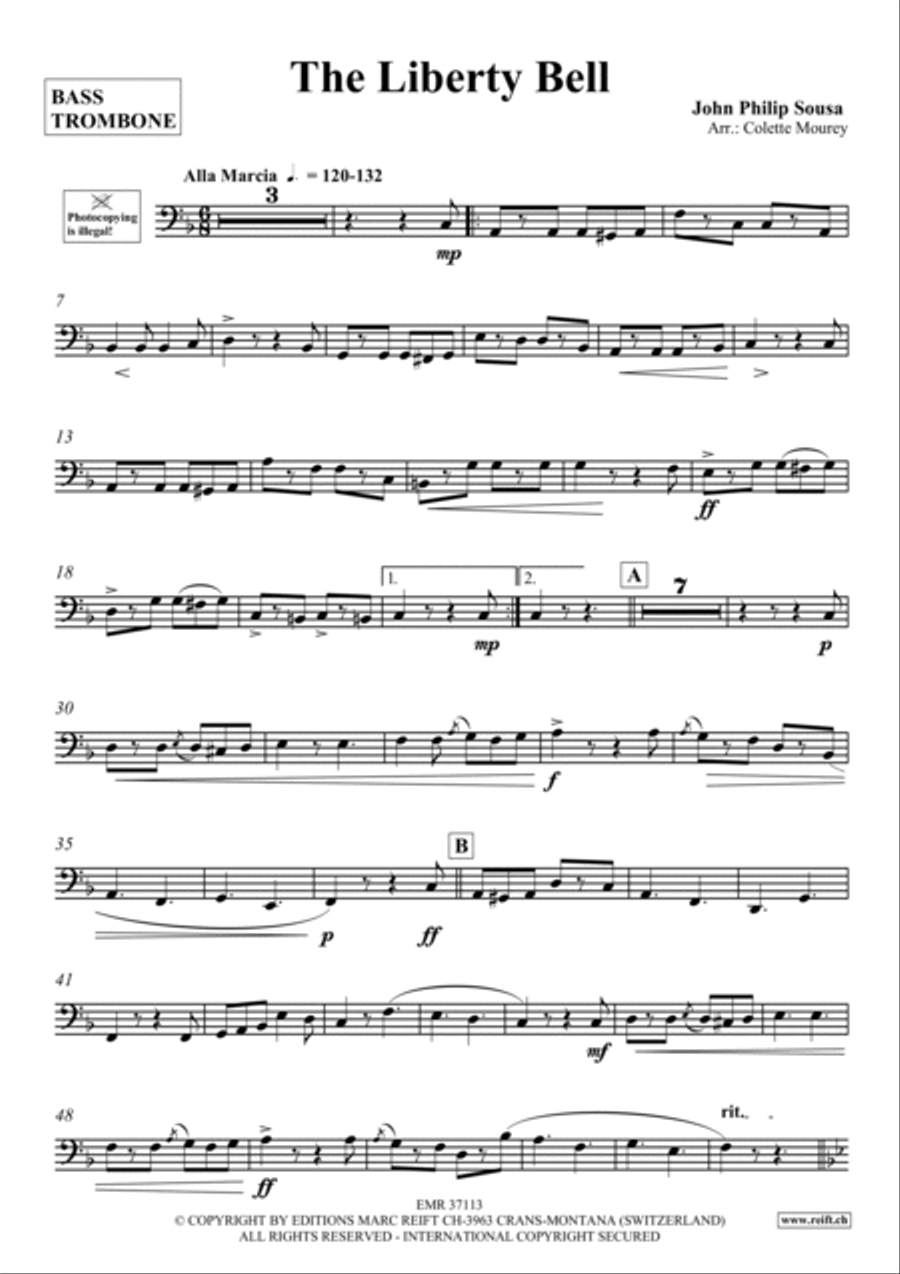 The Liberty Bell Trombone scores gallery preview page 2
