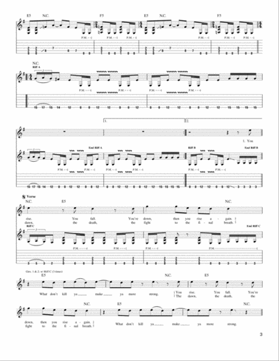 Beat & Scarred, Broken Acoustic Guitar scores gallery preview page 3