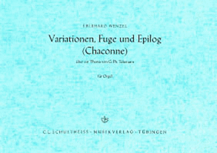 Variationen, Fuge und Epilog (Chaconne) uber ein Thema von G.Ph. Telemann