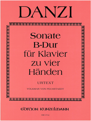 Book cover for Sonata for piano four hands