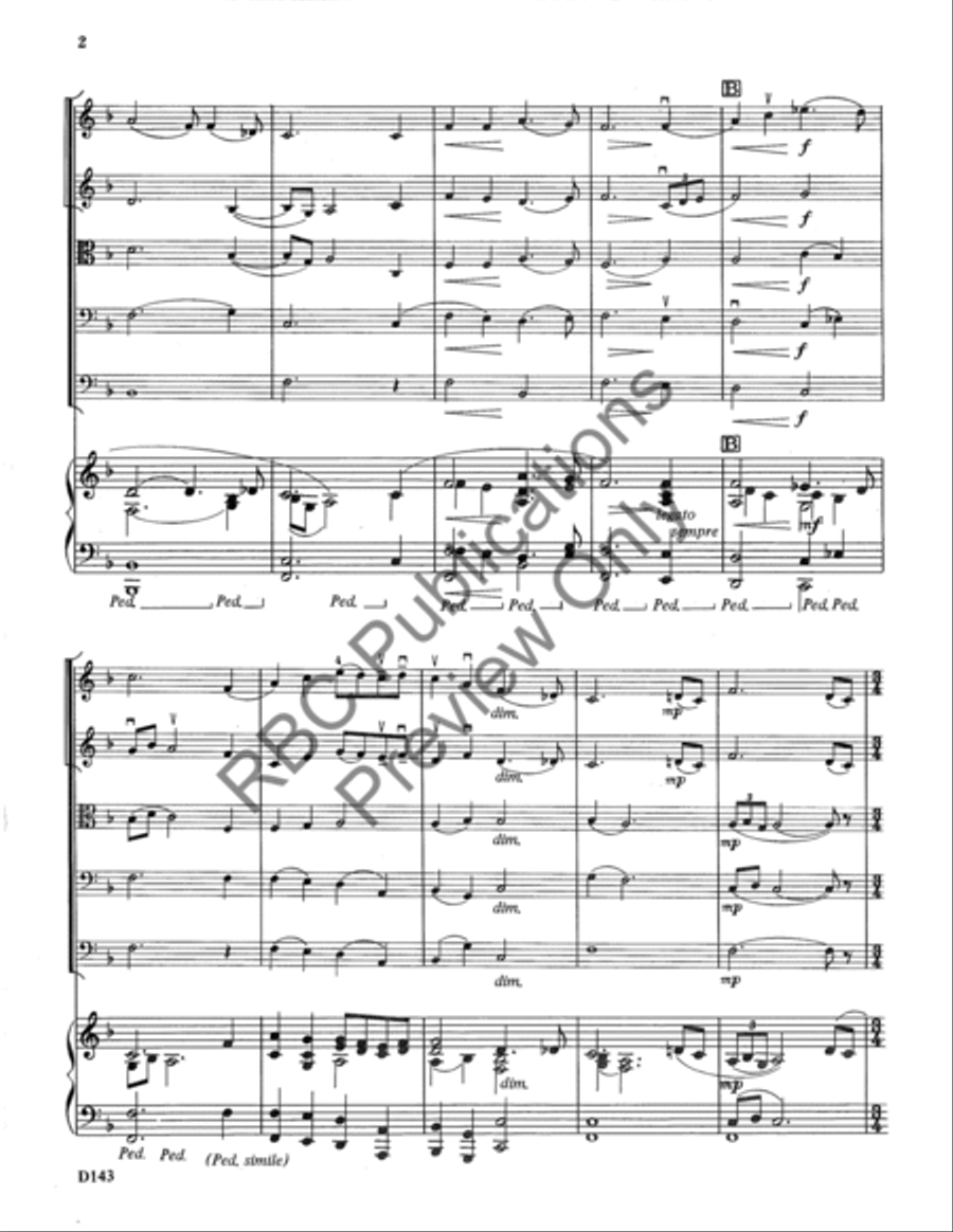 He's Gone Away (Score) String Orchestra scores gallery preview page 4