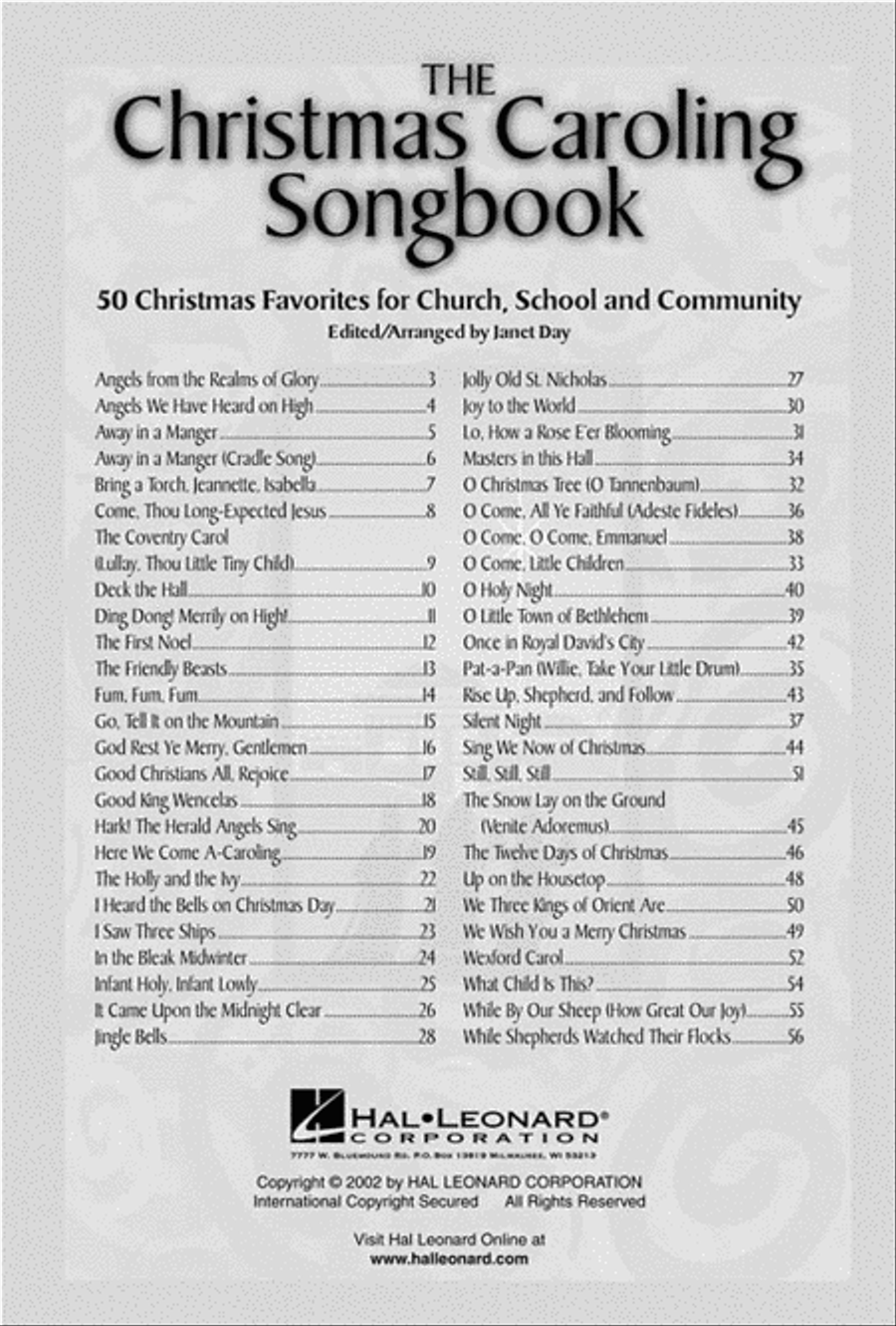 The Christmas Caroling Songbook 4-Part scores gallery preview page 3