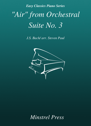 "Air" from Orchestral Suite No. 3 Easy Classic Piano Solo