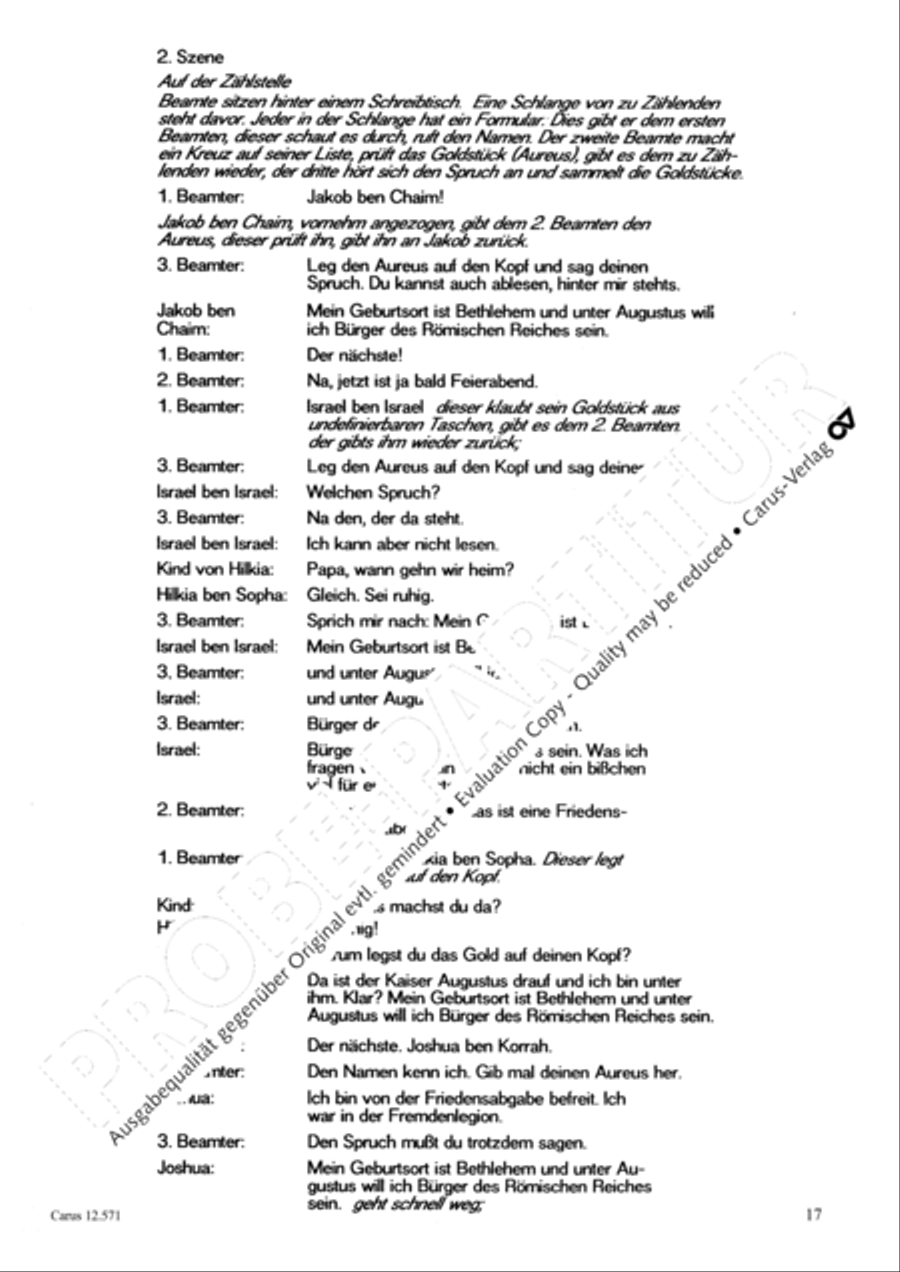 O je, Bethlehem Unison Choir scores gallery preview page 18