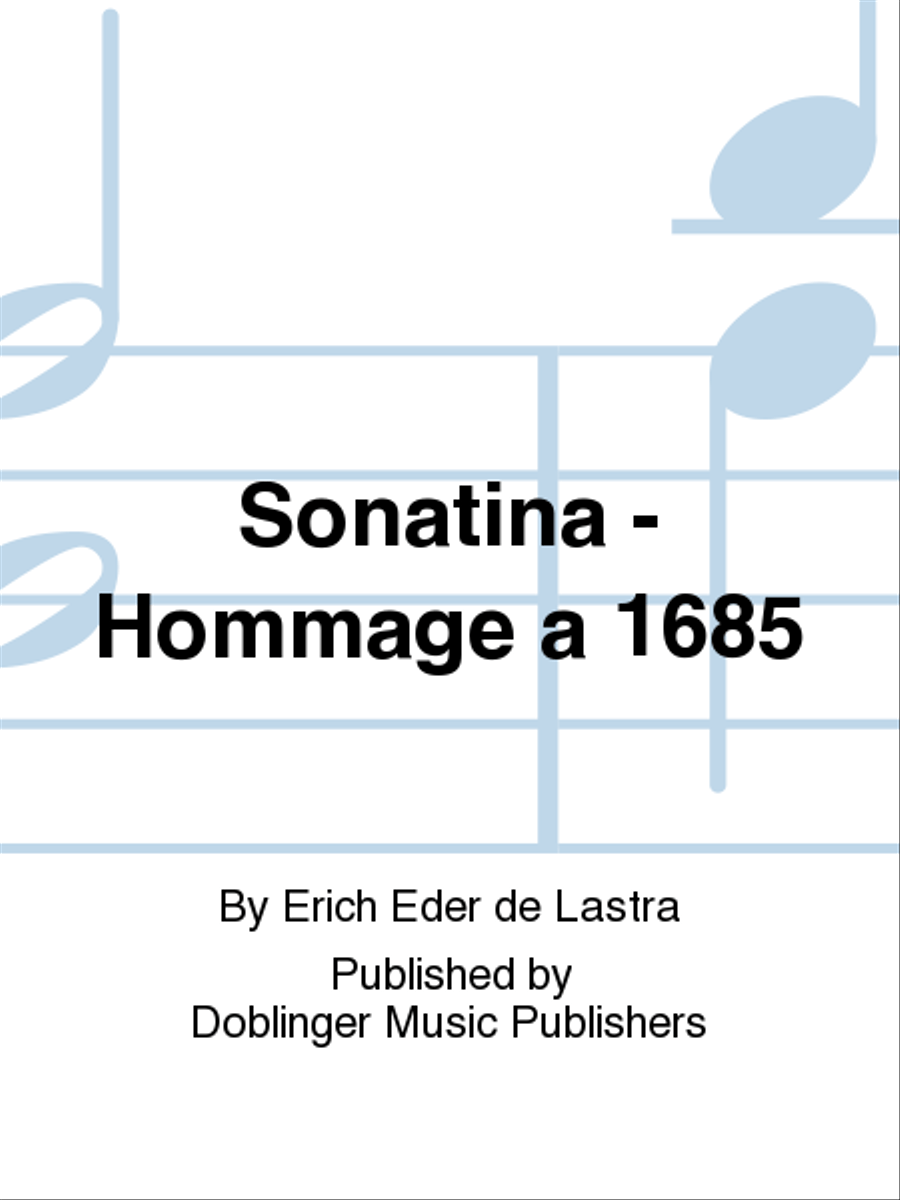 Sonatina - Hommage a 1685 Piano scores gallery preview page 1