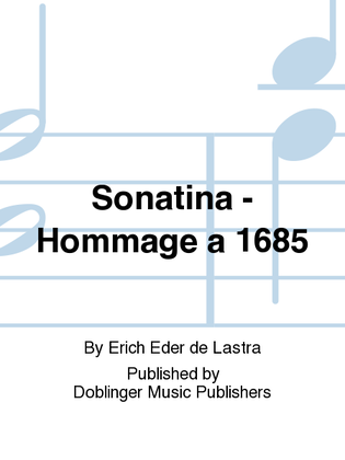 Sonatina - Hommage a 1685
