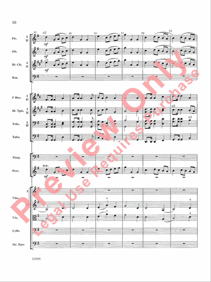 A Bach Christmas A Bach Christmas Full Orchestra scores gallery preview page 11