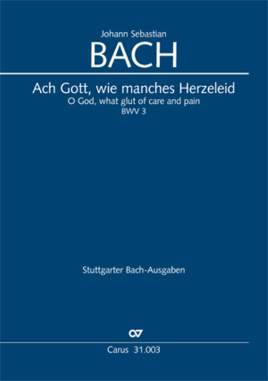 O God, what glut of care and pain (Ach Gott, wie manches Herzeleid) 4-Part scores gallery preview page 1