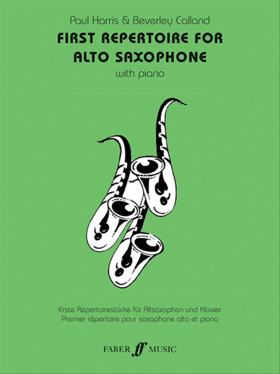 First Repertoire for Alto Saxophone Alto Saxophone scores gallery preview page 1
