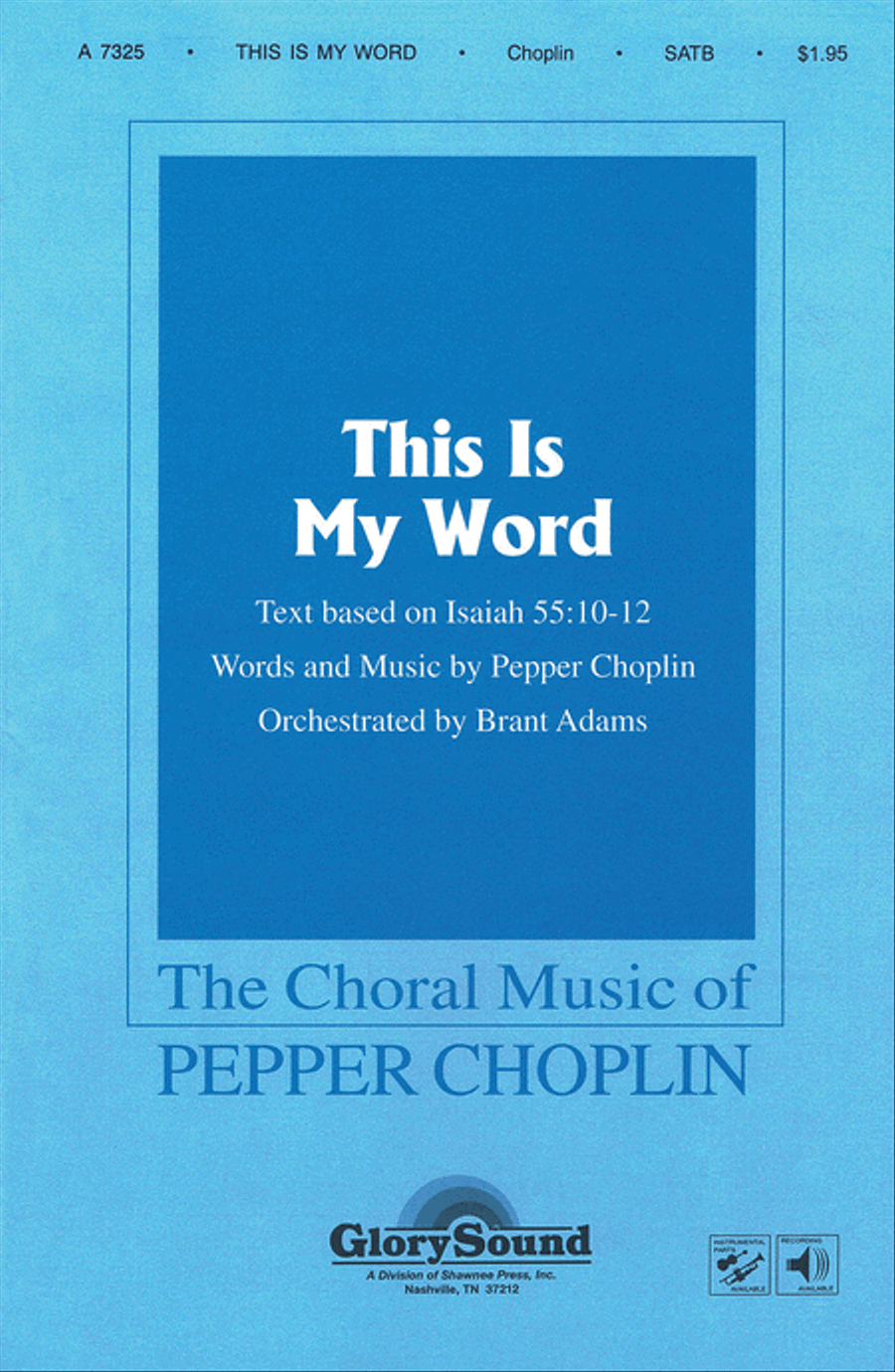 This Is My Word 4-Part scores gallery preview page 1