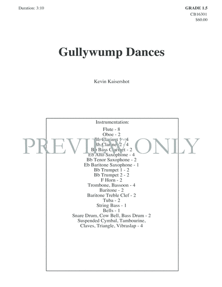 Gullywump Dances
