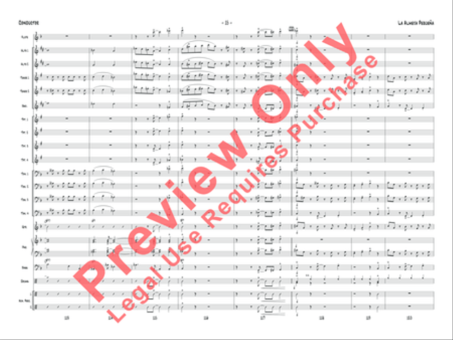 La Almeja Pequeña La Almeja Pequeña Jazz Ensemble scores gallery preview page 16
