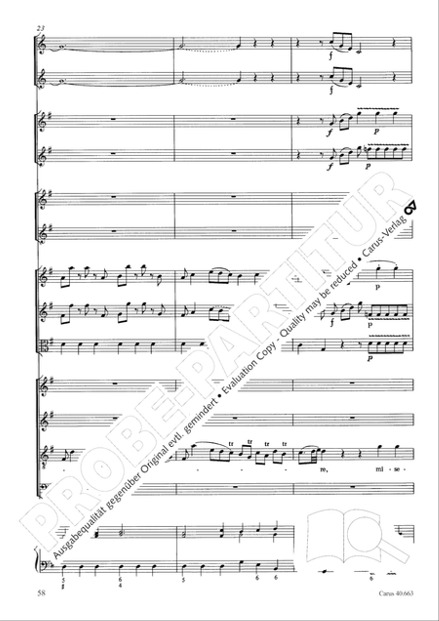 Mass in D minor (Missa in d) ATB scores gallery preview page 74