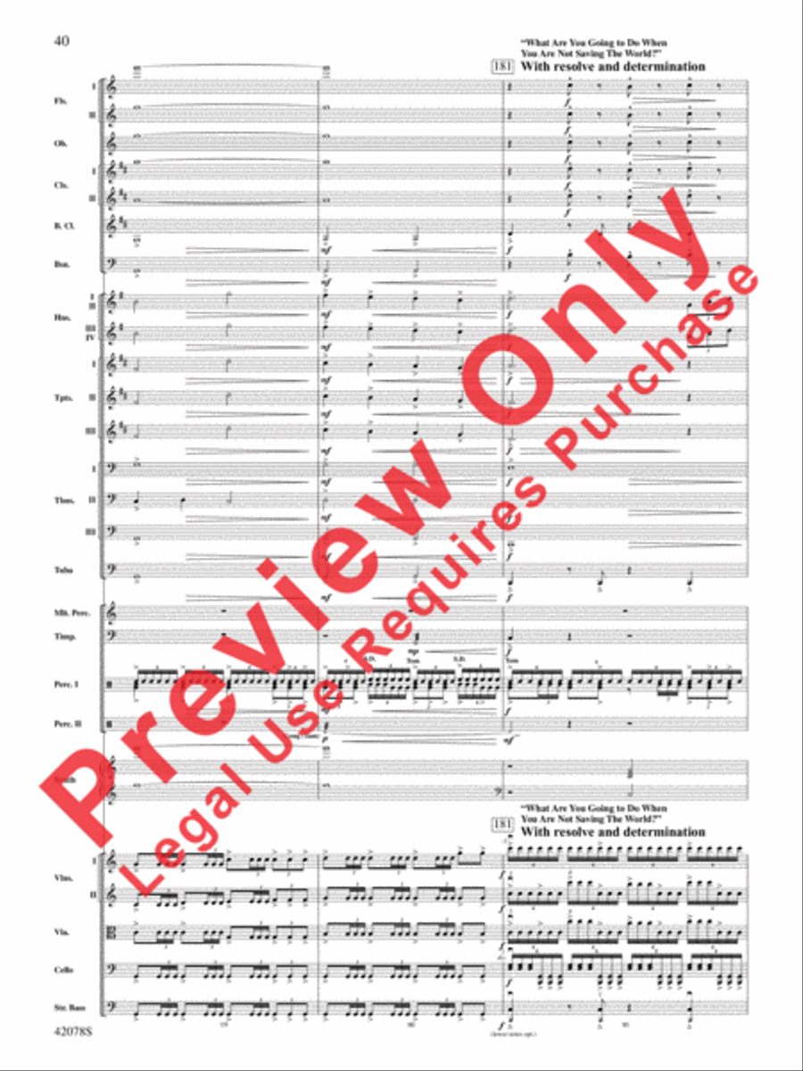 Man of Steel, Selections from Full Orchestra scores gallery preview page 41